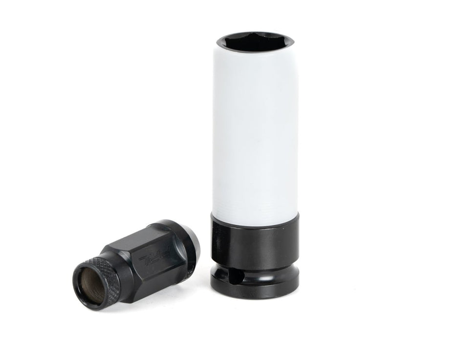 PRL Motorsports M12x1.5 Open Ended Lug Nuts Black - PRL-LUGNUT-1250 - Subimods.com