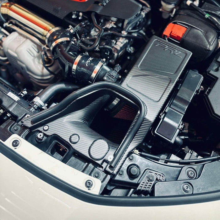 PRL Motorsports Matte Carbon Fiber High Volume Intake System 2023 - 2025 Honda Civic Type - R / 2024+ Acura Integra Type - S - PRL1.1001.1.CARM - Subimods.com