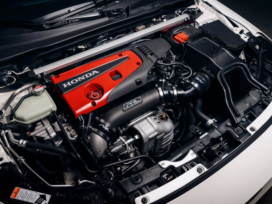 PRL Motorsports Matte Carbon Turbo Inlet Pipe Kit 2023 - 2025 Honda Civic Type - R / 2024+ Acura Integra Type - S - PRL1.1046.1.CARM - Subimods.com