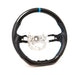PRL Motorsports Steering Wheel Carbon Fiber and Leather w/ Blue Stripe and Blue Stitching 2022 - 2025 Honda Civic - PRL1.1010.3.BLU - Subimods.com