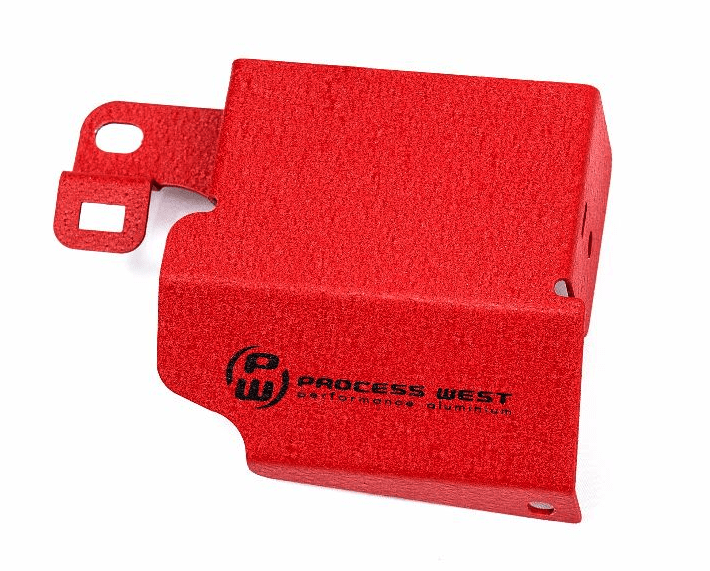 Process West Boost Solenoid Cover Wrinkle Red 2008 - 2021 STI - PWED01R - Subimods.com