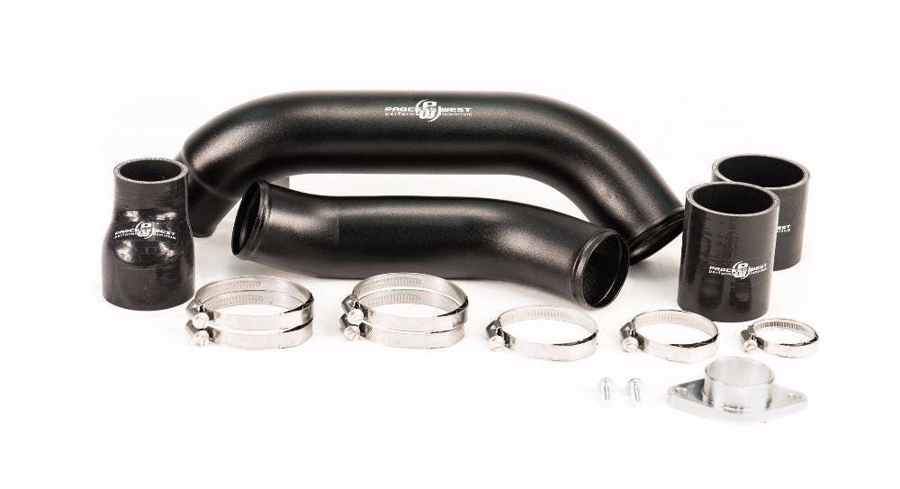 Process West Charge Pipe Kit Black 2015 - 2021 WRX - PWCP01 - Subimods.com