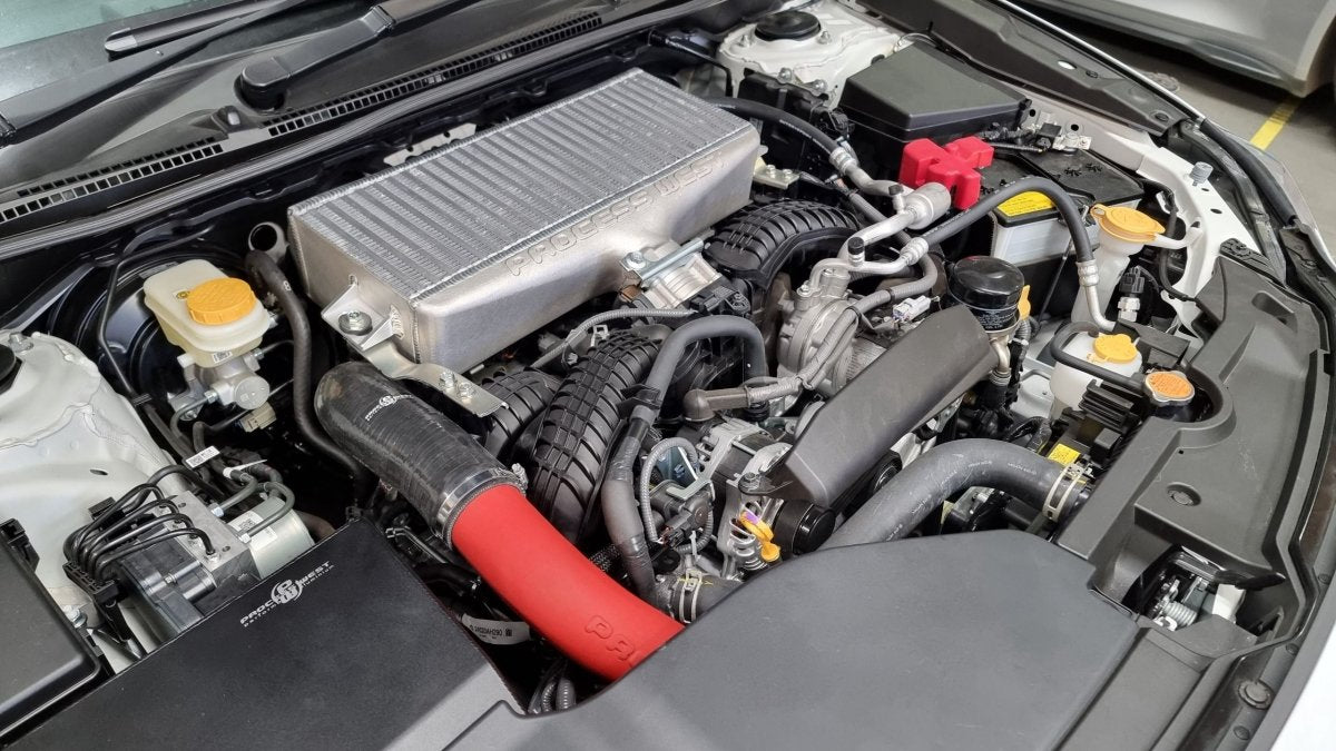 Process West Charge Pipe Kit Red 2022 - 2025 WRX - PWTMIC17CPR - Subimods.com