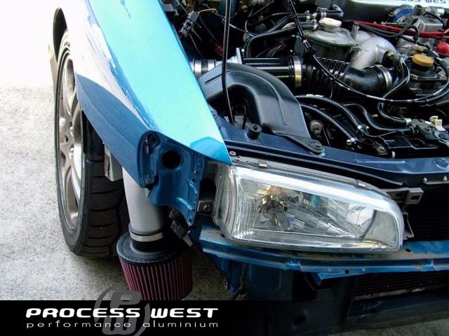 Process West Cold Air Intake Black 1999 - 2000 WRX / 1999 - 2000 STI - PWCAI02 - Subimods.com