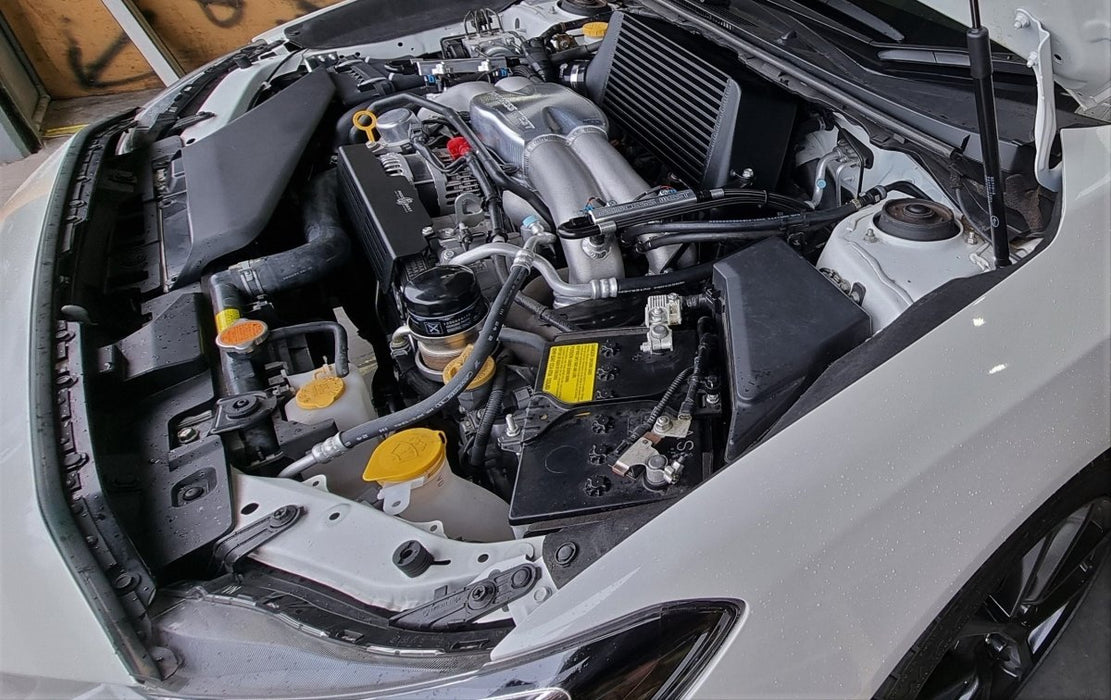 Process West DITTO Intake Manifold Silver w/ Port Injection Fuel Rails 2015 - 2021 WRX - PWIM007PI - Subimods.com