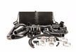 Process West Front Mount Intercooler Kit Black Piping w/ Black Core 2008 - 2014 STI - PWFMIC03B - Subimods.com