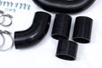 Process West Front Mount Intercooler Kit Black Piping w/ Black Core 2015 - 2021 STI - PWFMIC08B - Subimods.com