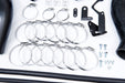 Process West Front Mount Intercooler Kit Black Piping w/ Silver Core 2015 - 2021 STI - PWFMIC08 - Subimods.com