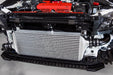 Process West Front Mount Intercooler Kit Black Piping w/ Silver Core 2015 - 2021 STI - PWFMIC08 - Subimods.com