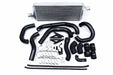 Process West Front Mount Intercooler Kit Black Piping w/ Silver Core 2015 - 2021 STI - PWFMIC08 - Subimods.com