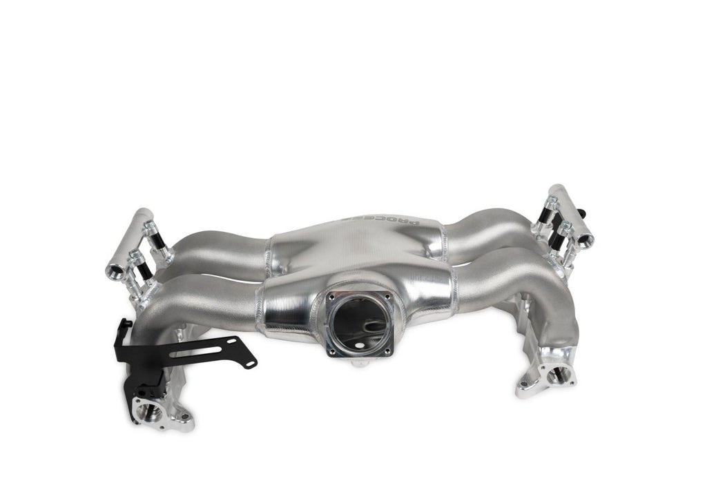 Process West Intake Manifold Silver w/ Port Injection Fuel Rails 2022 - 2025 WRX - PRW - PWIM010PI - Subimods.com