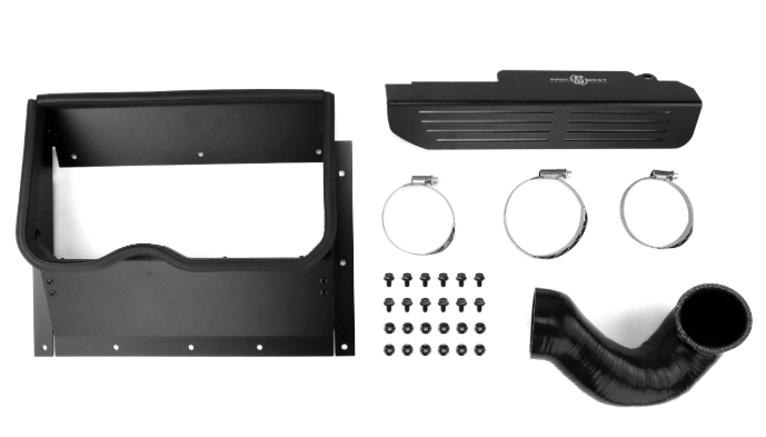Process West Khanacooler Top Mount Intercooler Black 2015 - 2021 WRX - PWTMIC16B - Subimods.com
