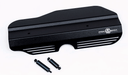 Process West Pulley Cover Wrinkle Black 2002 - 2014 WRX / 2004 - 2021 STI - PWED02B - Subimods.com