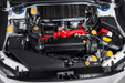 Process West Radiator Shroud For Use w/ OEM Intake Scoop Wrinkle Black 2015 - 2021 WRX / 2015 - 2021 STI - PWED03B - Subimods.com