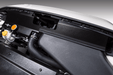 Process West Radiator Shroud For Use w/ OEM Intake Scoop Wrinkle Black 2015 - 2021 WRX / 2015 - 2021 STI - PWED03B - Subimods.com