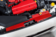 Process West Radiator Shroud For Use w/ OEM Intake Scoop Wrinkle Red 2015 - 2021 WRX / 2015 - 2021 STI - PWED03R - Subimods.com