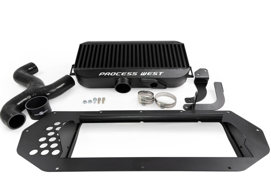 Process West Top Mount Intercooler Black 1999 - 2000 WRX / 1999 - 2000 STI - PWTMIC02B - Subimods.com