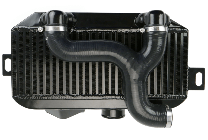 Process West Top Mount Intercooler Black 2002 - 2007 WRX / 2004 - 2007 STI - PWTMIC00B - Subimods.com