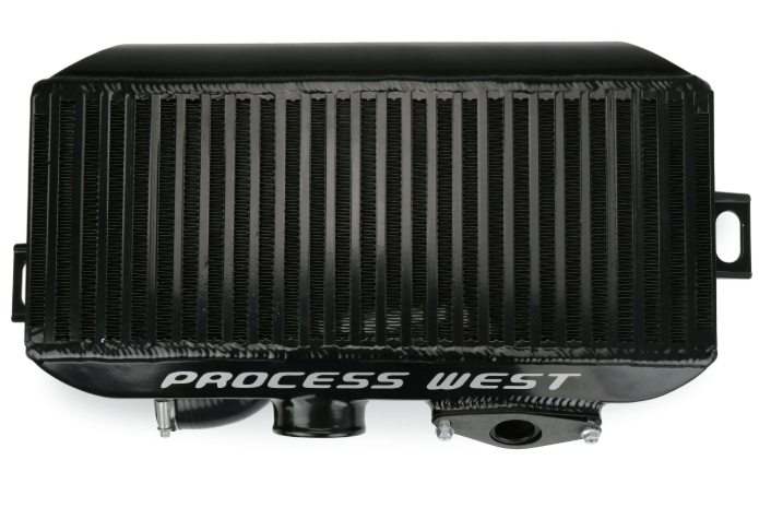 Process West Top Mount Intercooler Black 2002 - 2007 WRX / 2004 - 2007 STI - PWTMIC00B - Subimods.com
