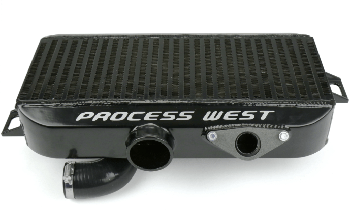 Process West Top Mount Intercooler Black 2002 - 2007 WRX / 2004 - 2007 STI - PWTMIC00B - Subimods.com