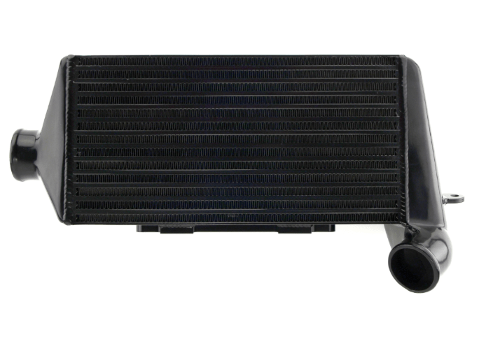 Process West Top Mount Intercooler Black 2004 - 2008 Forester XT w/ JDM Hood Scoop - PWTMIC09B - Subimods.com