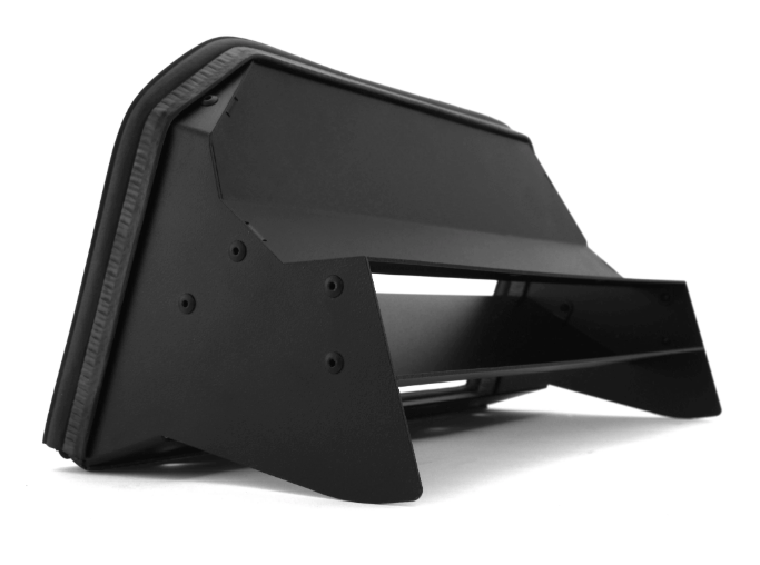 Process West Top Mount Intercooler Black 2004 - 2008 Forester XT w/ JDM Hood Scoop - PWTMIC09B - Subimods.com