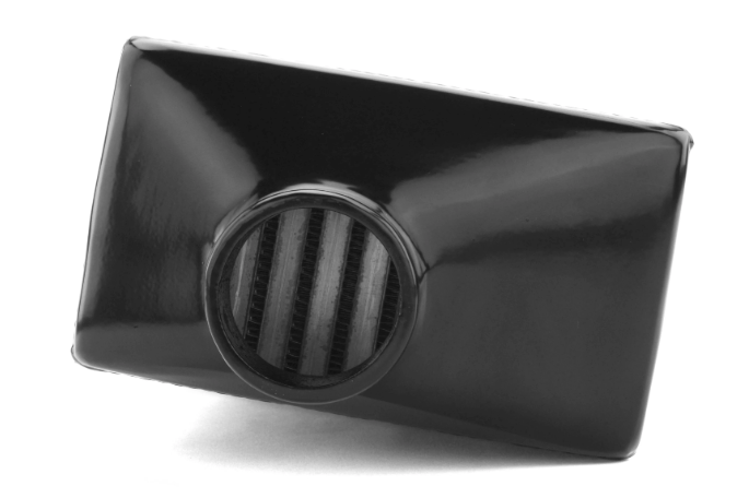 Process West Top Mount Intercooler Black 2004 - 2008 Forester XT w/ JDM Hood Scoop - PWTMIC09B - Subimods.com