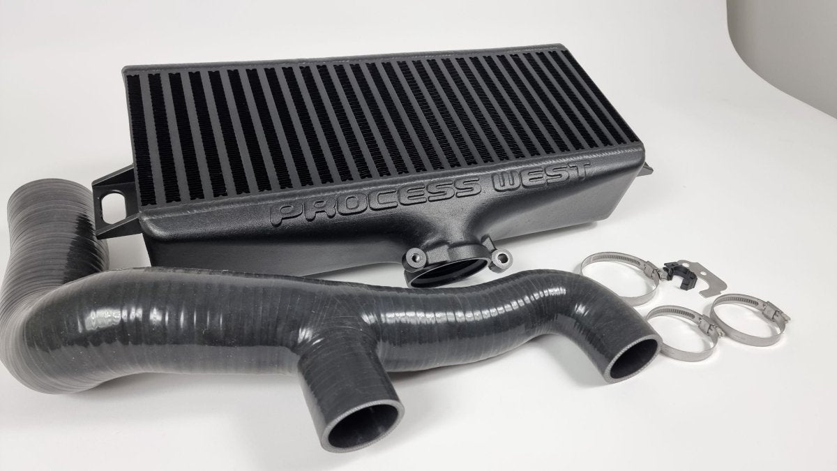Process West Top Mount Intercooler Black 2022 - 2025 WRX - PWTMIC17B - Subimods.com