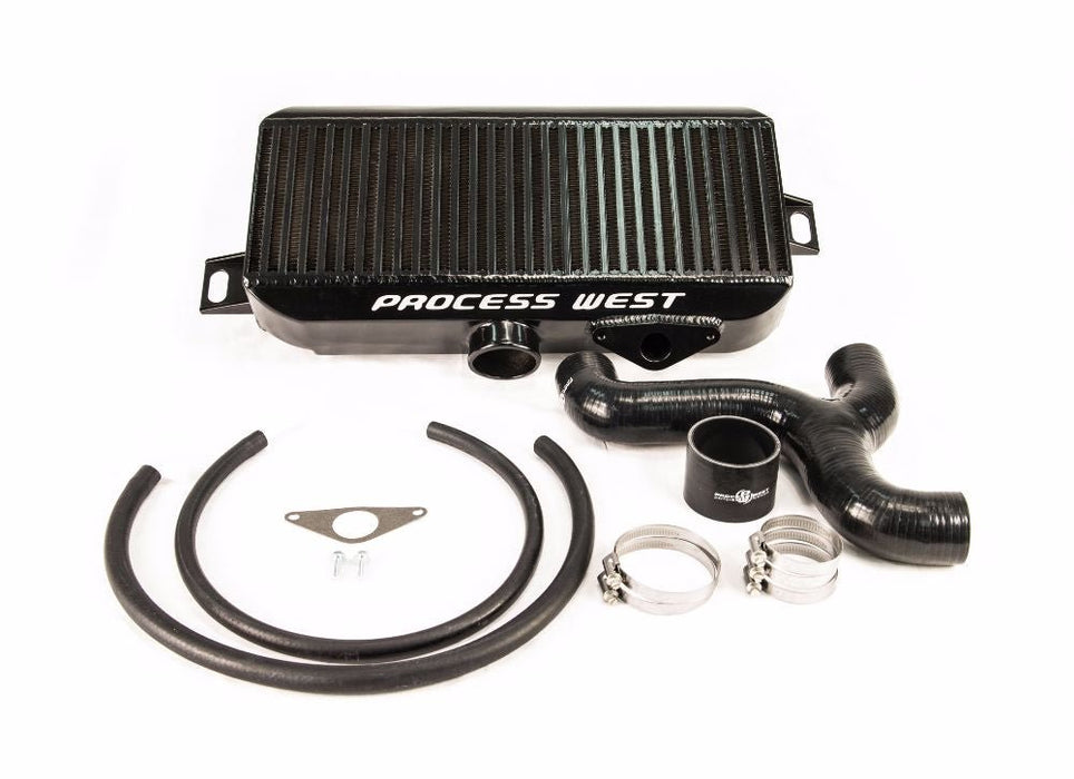 Process West Top Mount Intercooler Kit Black 2008 - 2014 STI - PWTMIC06B - Subimods.com