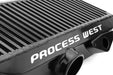 Process West Top Mount Intercooler Kit Black 2008 - 2021 STI - PWTMIC06B - Subimods.com