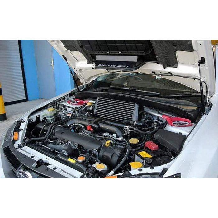 Process West Verticooler Black 2008 - 2014 WRX - PWTMIC13B - Subimods.com