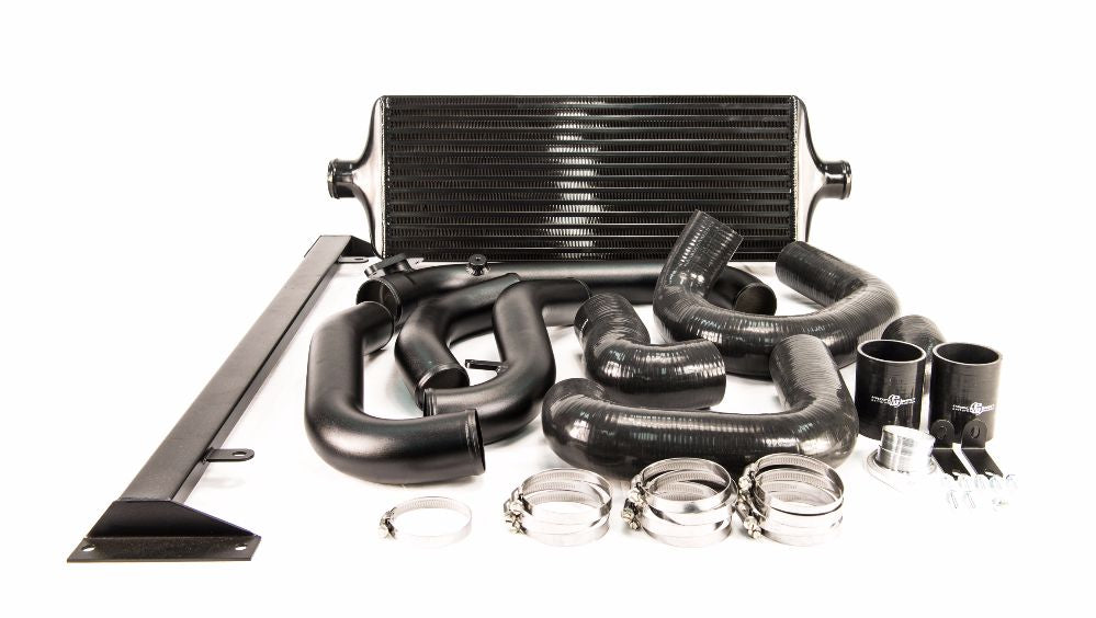Process West Front Mount Intercooler Kit Black Piping w/ Black Core 2008-2014 WRX
