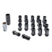 Project Kics 17 Hex Lug Nuts M12X1.25 Lock and Nut Set Black Most Subaru Models - KKRN3BK - Subimods.com