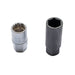 Project Kics 17 Hex Lug Nuts M12X1.25 Lock and Nut Set Black Most Subaru Models - KKRN3BK - Subimods.com
