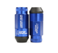 Project Kics Leggdura Racing Shell Type Lug Nut 53mm Closed - End Look 16 Pcs + 4 Locks 12X1.25 Blue Most Subaru Models - WRL5313U - Subimods.com