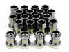 Project Kics R26 12X1.25 Lug Nuts Black Locking Most Subaru Models - 32875 - Subimods.com