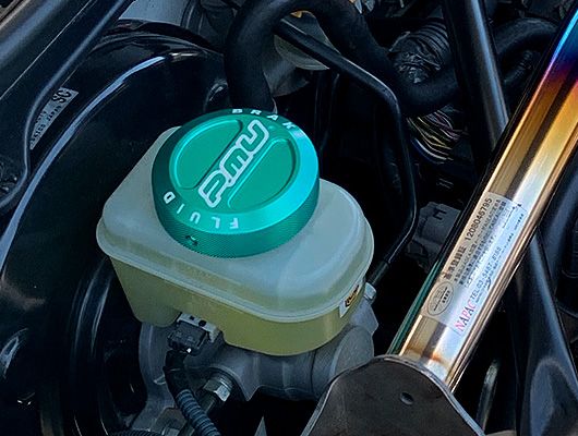 Project MU Brake Master Cylinder Cap Most Subaru Models - PACCTC18 - Subimods.com