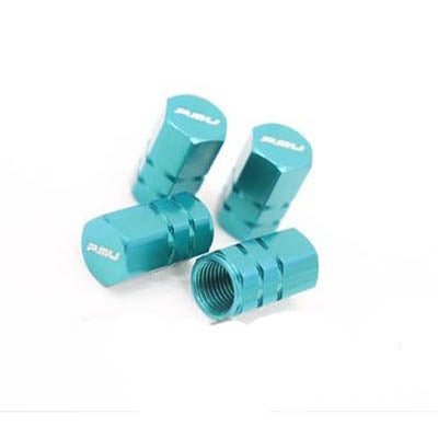 Project Mu Front and Rear Valve Stem Caps - PACCTC15 - Subimods.com