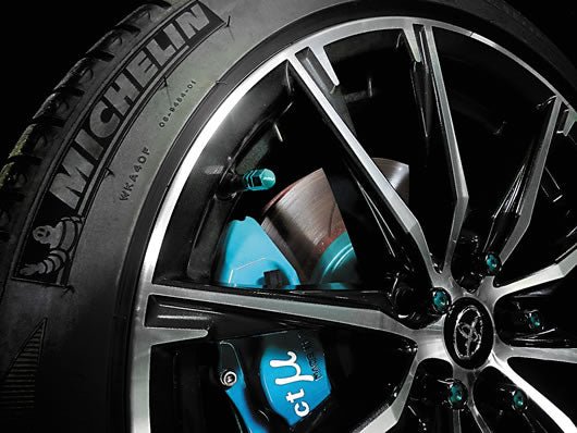 Project Mu Front and Rear Valve Stem Caps - PACCTC15 - Subimods.com