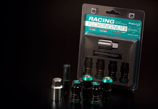 Project Mu Racing Floating Lug Nut II 4PC Lock Set M12x1.25 Most Subaru Models - PFN2P125BLN - Subimods.com