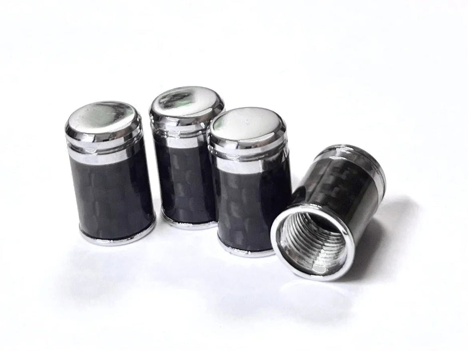 Prosport Carbon Fiber Valve Stem Caps - CFVSC - Plain - Subimods.com