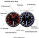 Prosport Premium Series Electronic Oil Pressure Gauge 52mm w/ Amber or White Display and White Needle - 216SMWAOPWNCL270 - PK.PSI - Subimods.com