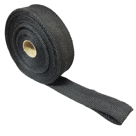 PTP Black Lava Exhaust Wrap 2 Inches Wide X 25 Feet Long - FPRO35 - BLW2 - 02 - Subimods.com