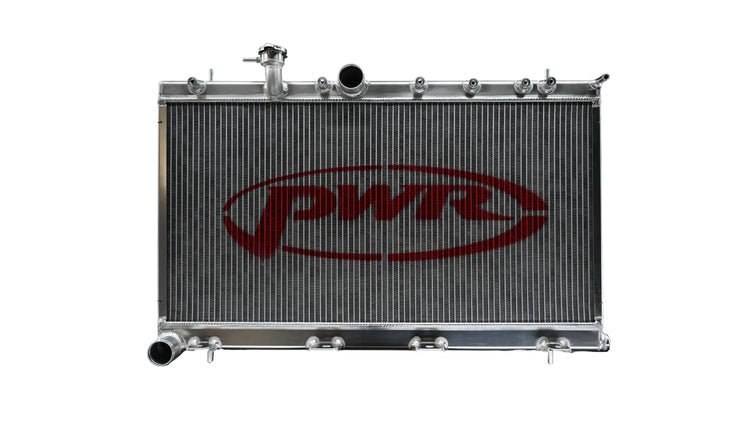 PWR Radiator w/ Module Fans 2002-2007 WRX / 2004-2007 STI - CR-UC-ZPR017B-002 - Subimods.com