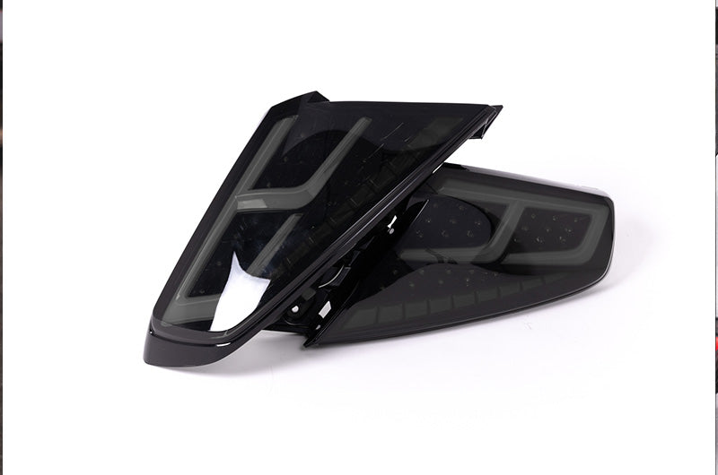 OLM Spec-AR LED Taillights Smoke Lens, Black Base, White Bar 2022-2025 WRX