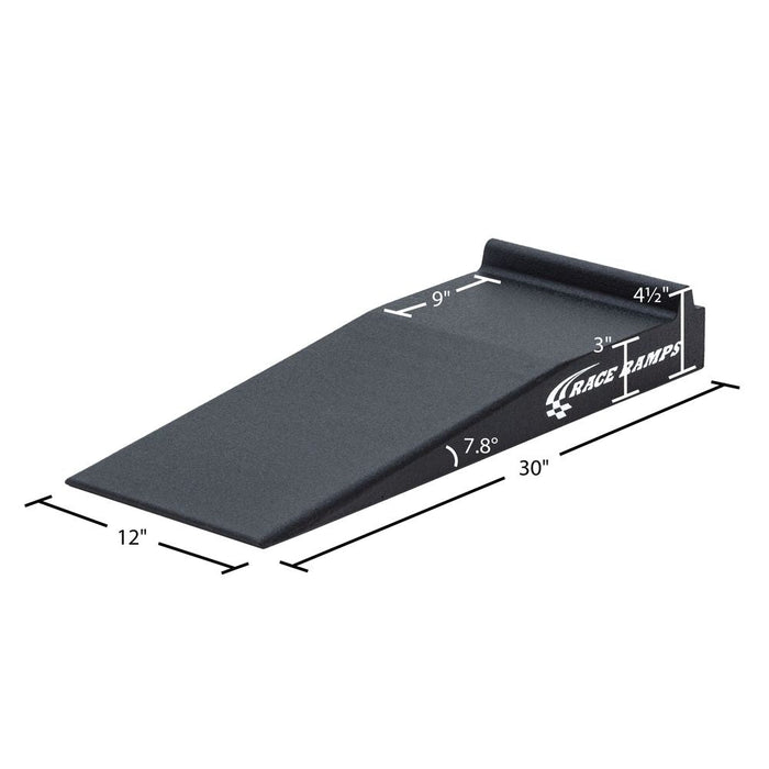 Race Ramps 3" Trak - Jax Ramps 7.8 Degree Approach Angle Pair w/ Stop - RR - TJ - S - Subimods.com