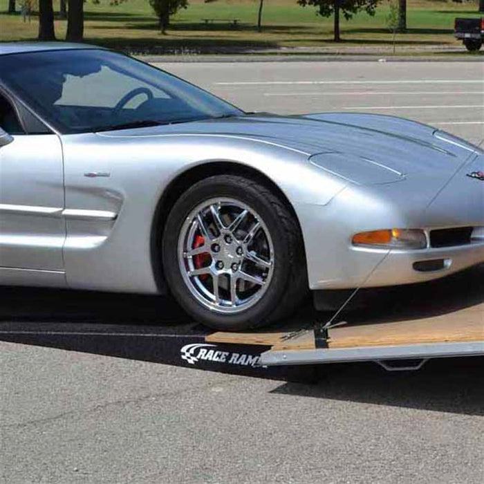 Race Ramps 7" Trailer Ramp 5.5 Degree Approach Angle w/ Flap Cut - Out Pair - RR - TR - 7 - FLP - Subimods.com