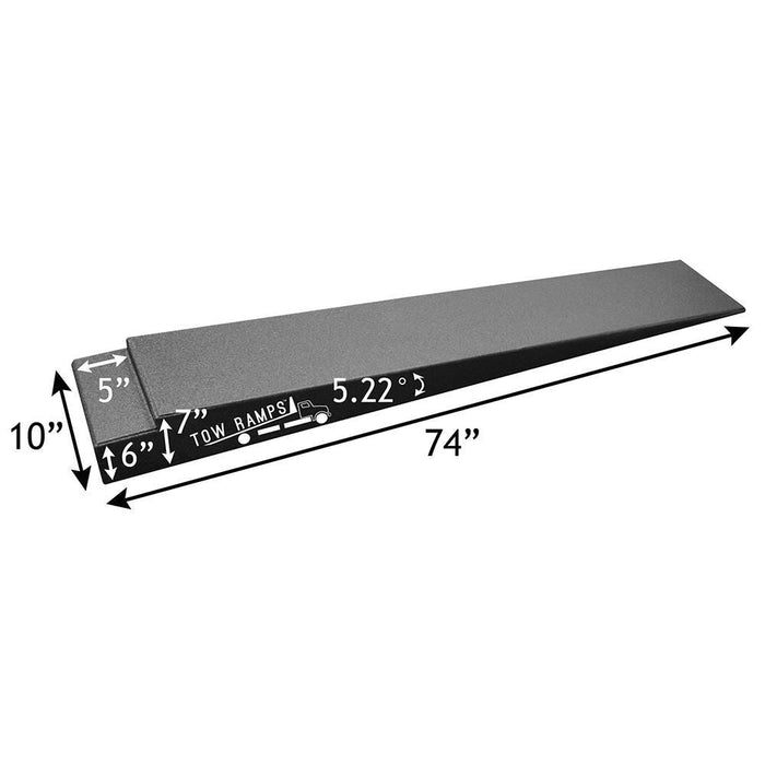 Race Ramps 74" One - Piece Tow Ramp Pair - BT - TT - 7 - 10 - Subimods.com