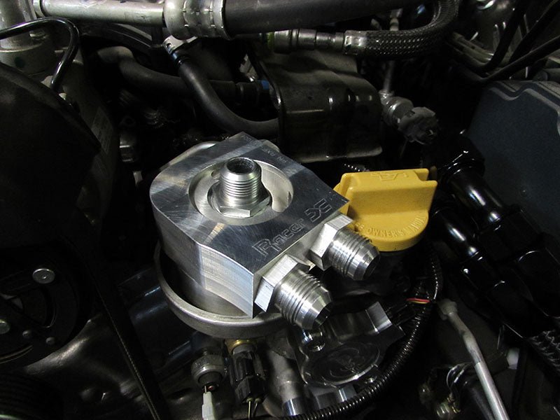 Racer X Fabrication Thermostatic Oil Cooler 2015 - 2021 WRX / 2013 - 2024 BRZ / 2013 - 2016 FRS / 2017 - 2021 Toyota 86 / 2022 - 2024 GR86 - 0X1004 - 2 - Subimods.com