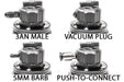 Radium Engineering DMR - RA (Direct Mount Regulator) Fuel Pressure Regulator Black ORB - 8 - 20-1623-00 - Subimods.com